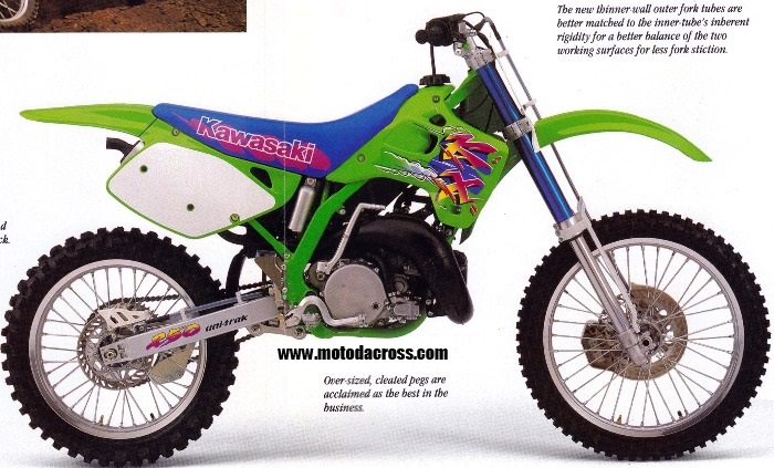 Kawasaki KX 125 tutti gli di produzione